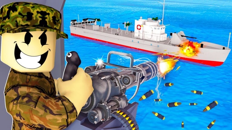 Harbor Havoc Roblox naval battle thumbnail